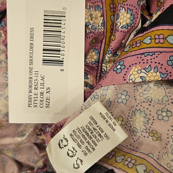 💕SEA NEW YORK💕 Perry Border One-Shoulder Dress ~ Lilac XS NWT - Picture 16 of 16